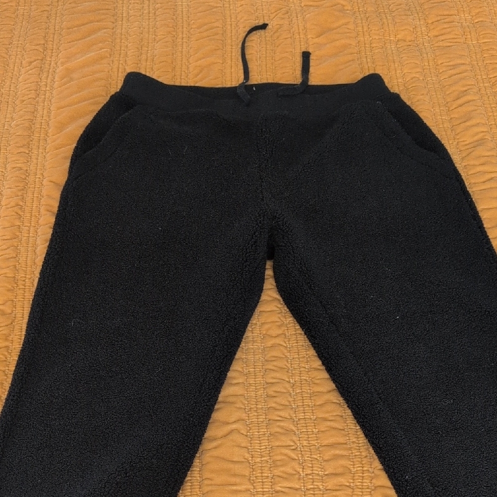 Banana Republic Black Fleece Joggers with Drawstring